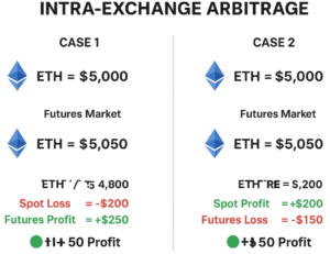Intra exchange arbitrage